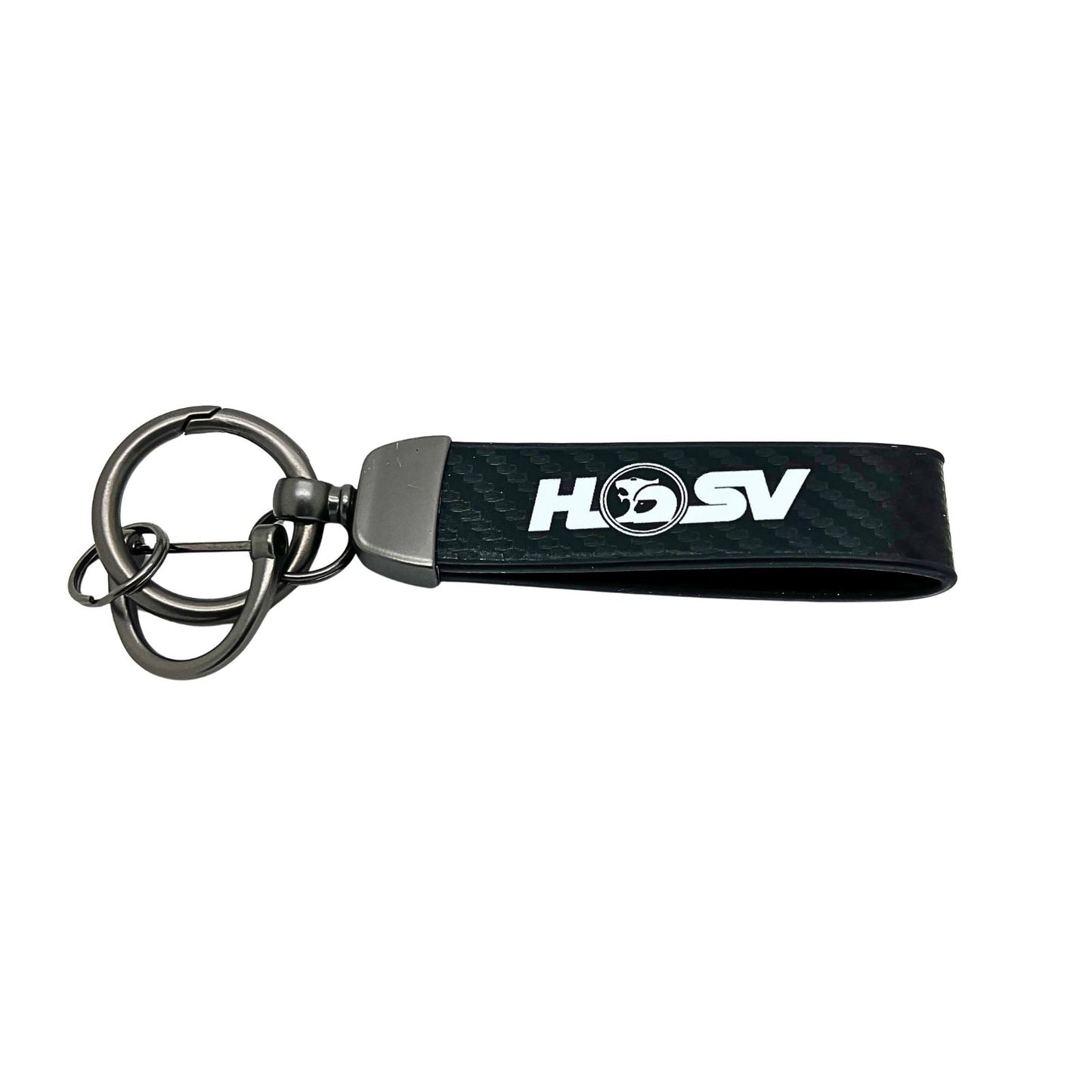 HSV VZ Key Ring White logo