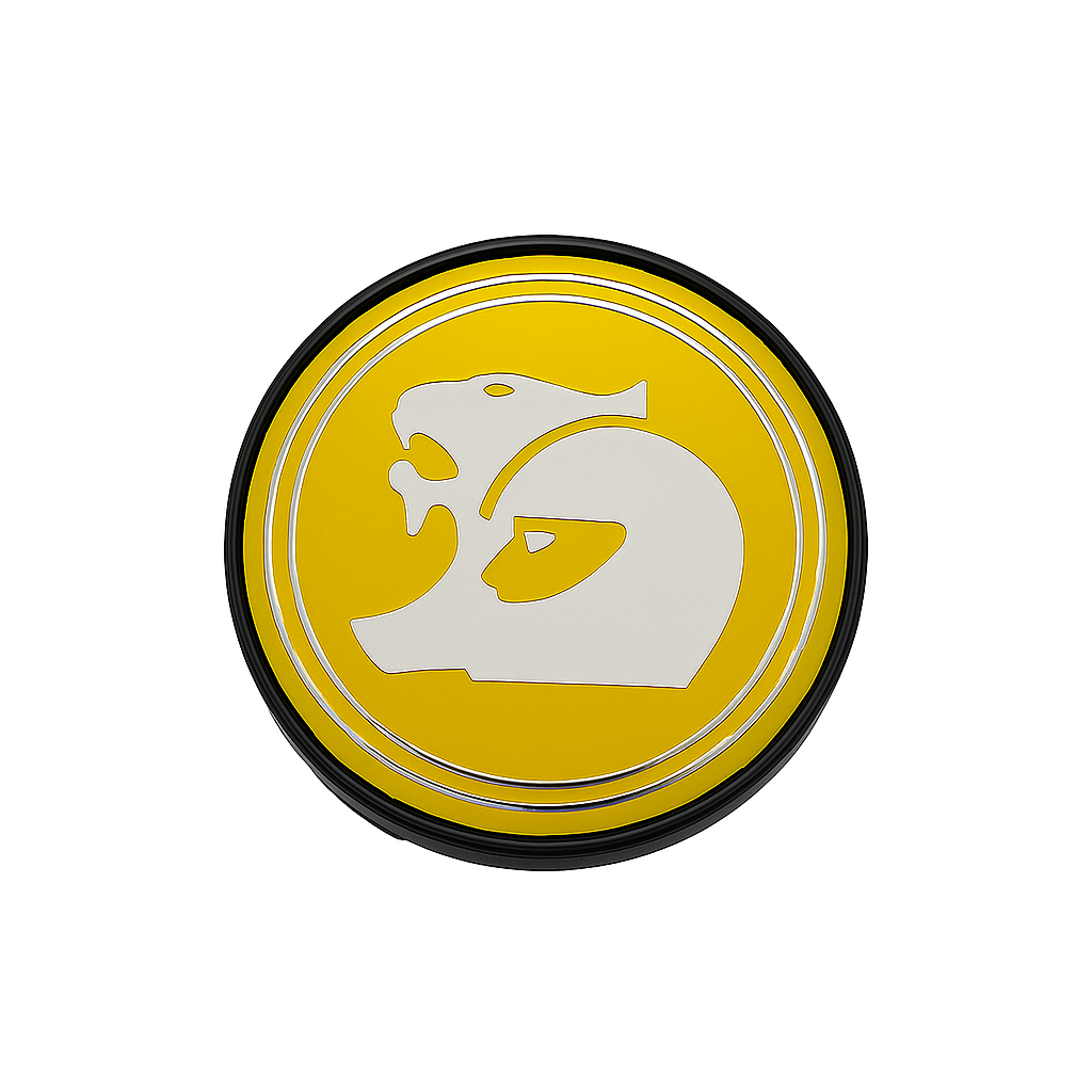 Holden Special Vehicle HSV Wheel Centre Cap Badge Red & Chrome Emblem 60mm