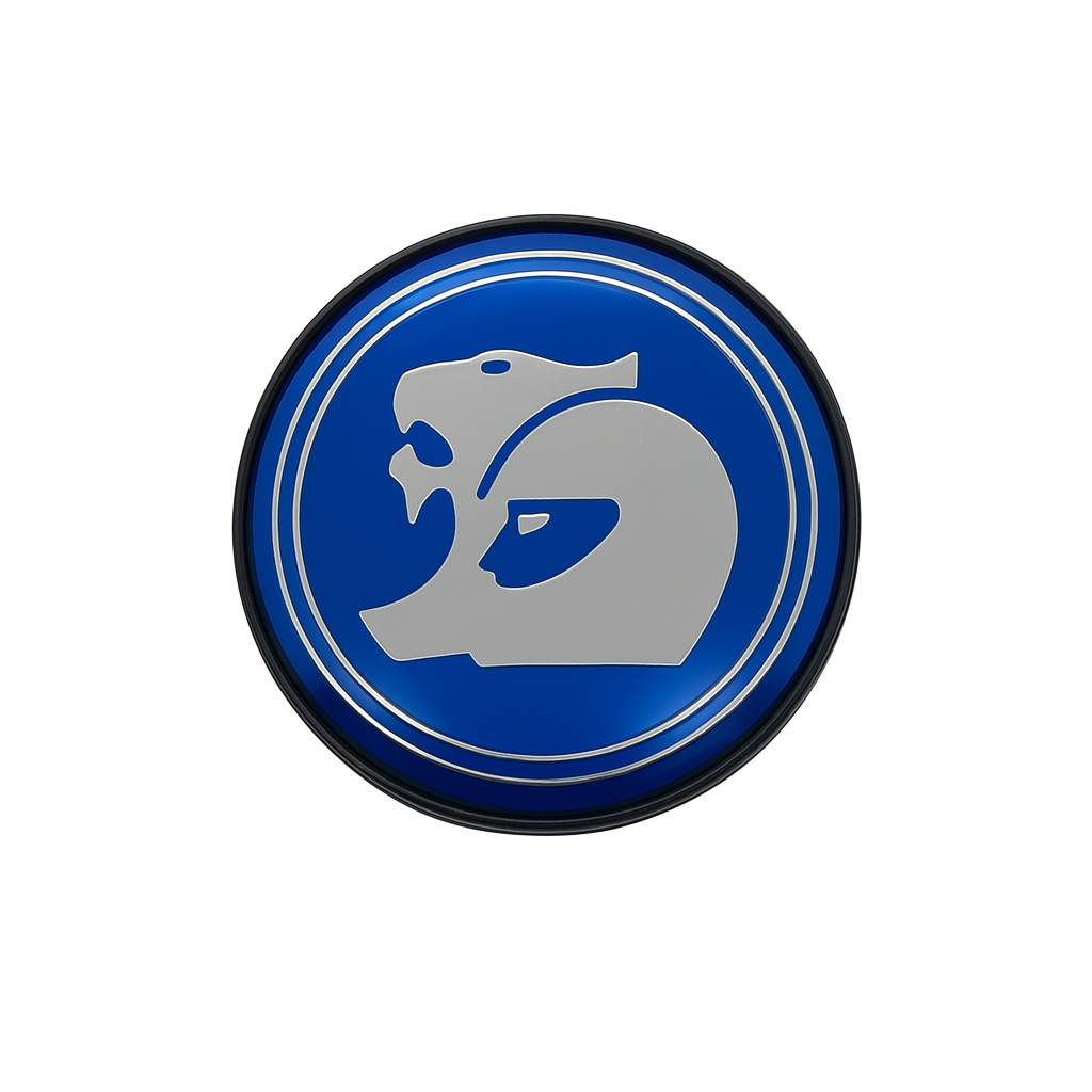 Holden Special Vehicle HSV Wheel Centre Cap Badge Red & Chrome Emblem 60mm