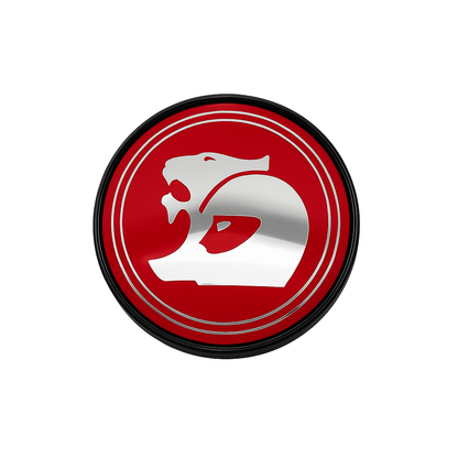 Holden Special Vehicle HSV Wheel Centre Cap Badge Red & Chrome Emblem 60mm