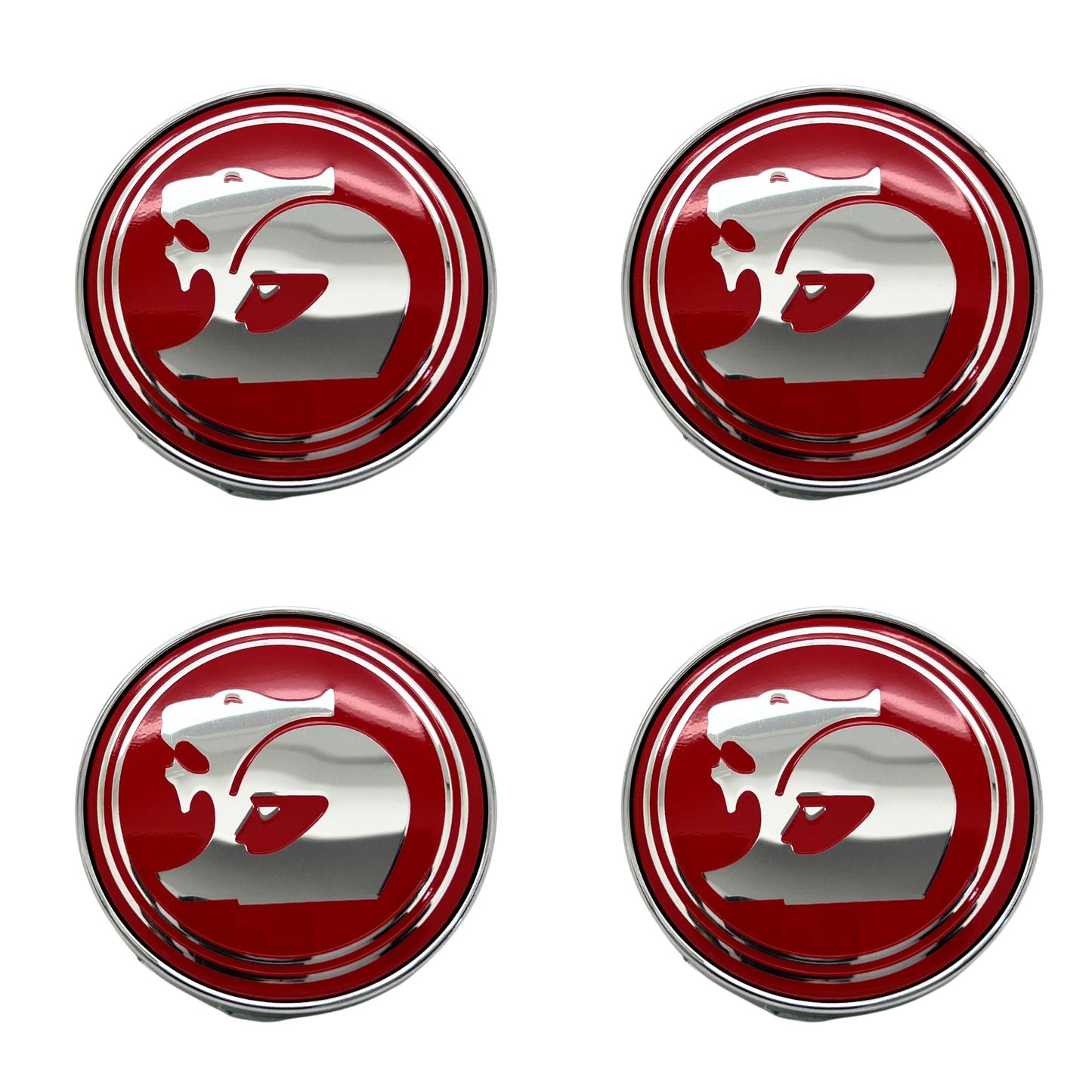 Holden Special Vehicle HSV Wheel Centre Cap Badge Red & Chrome Emblem 60mm