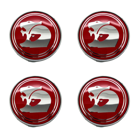 Holden Special Vehicle HSV Wheel Centre Cap Badge Red & Chrome Emblem 60mm