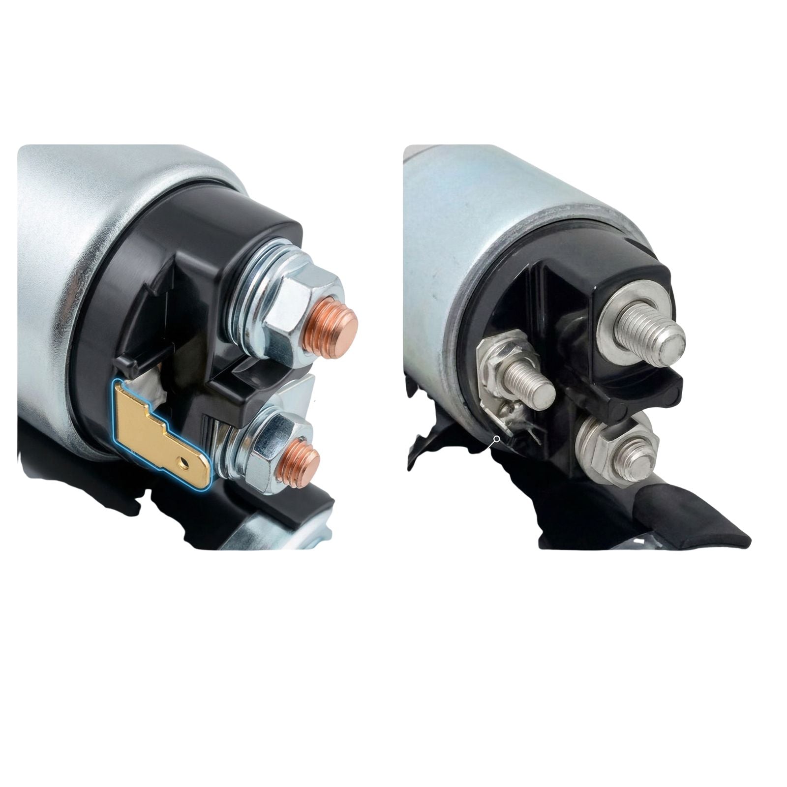 starter motor vz ve v6 shows flat pin connector