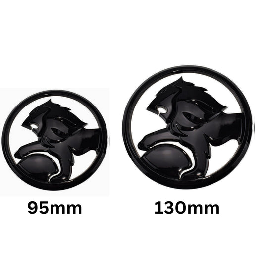 Matte Black Front & Rear Badge Set Holden Commodore