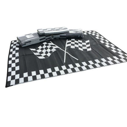 Racing Checkered Flag mat